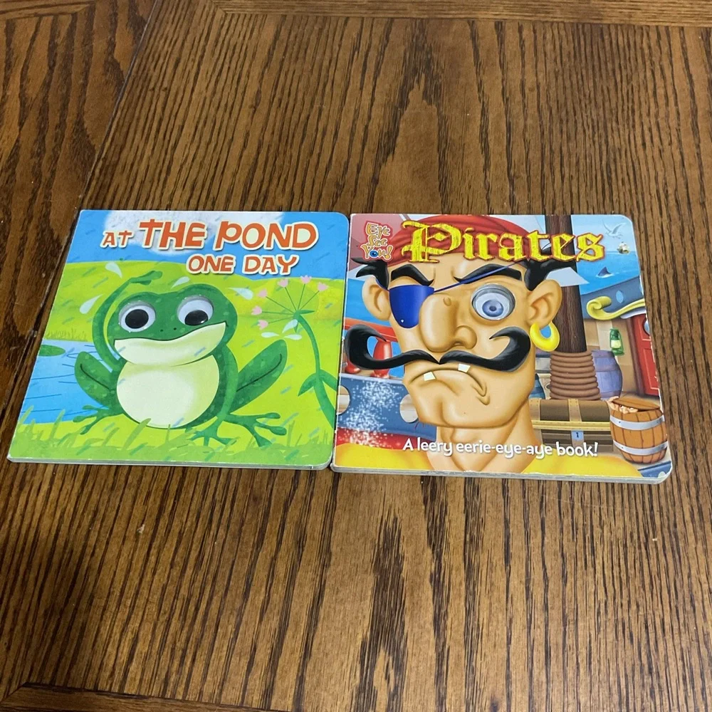 Young Children's board books 📚 googly eyes, put your picture in, safety & ball
